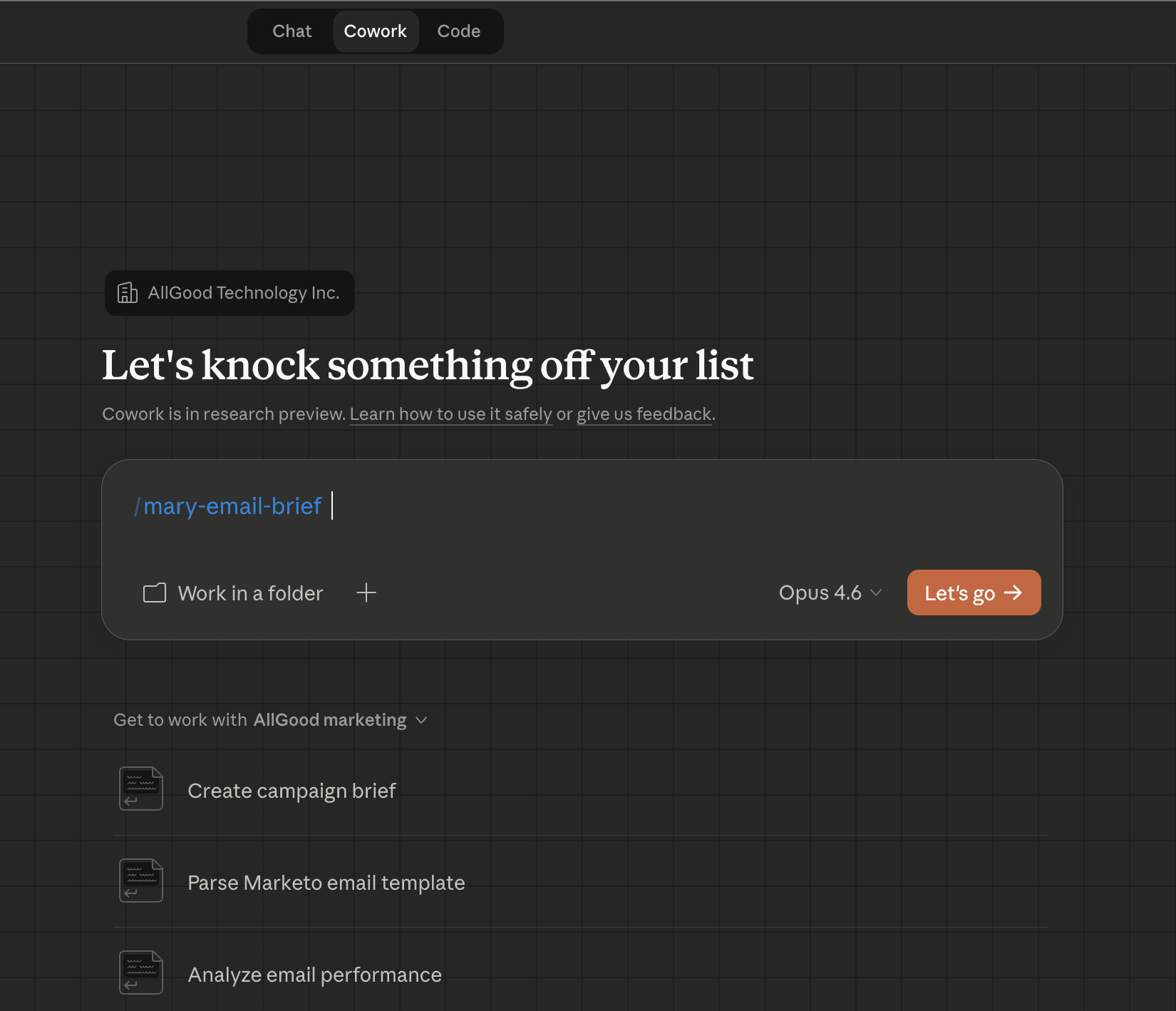Create a Campaign Brief