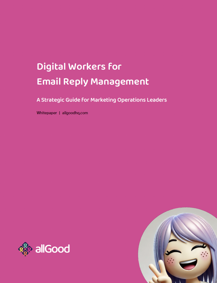 Whitepaper cover: Digital Workers for Email Reply Management